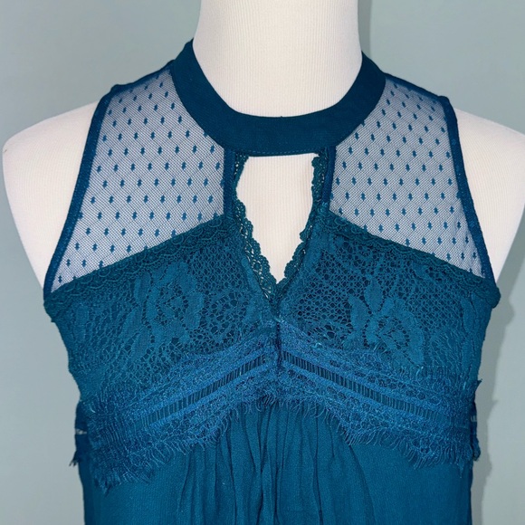 Delicate Deep Sea Blue Dress - Picture 2 of 7